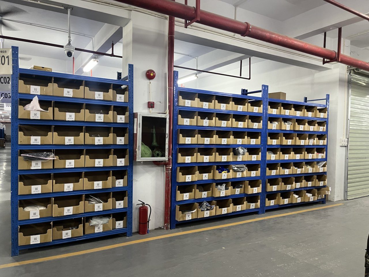 Warehouse racks