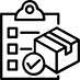 Dropshipping order fulfillment icon